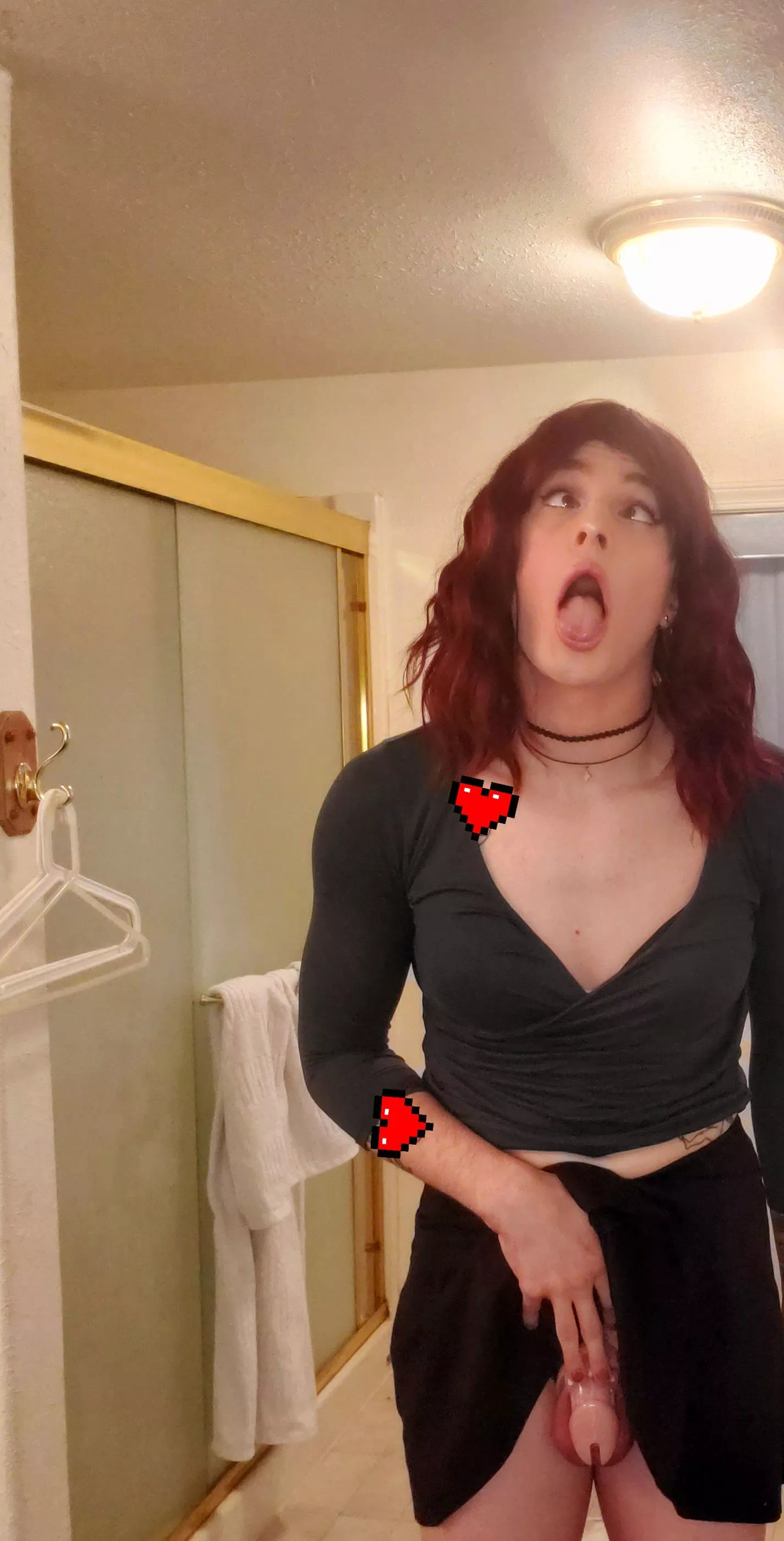 it's a shame I don't have a keyholder and look this cute in chastity 🥲