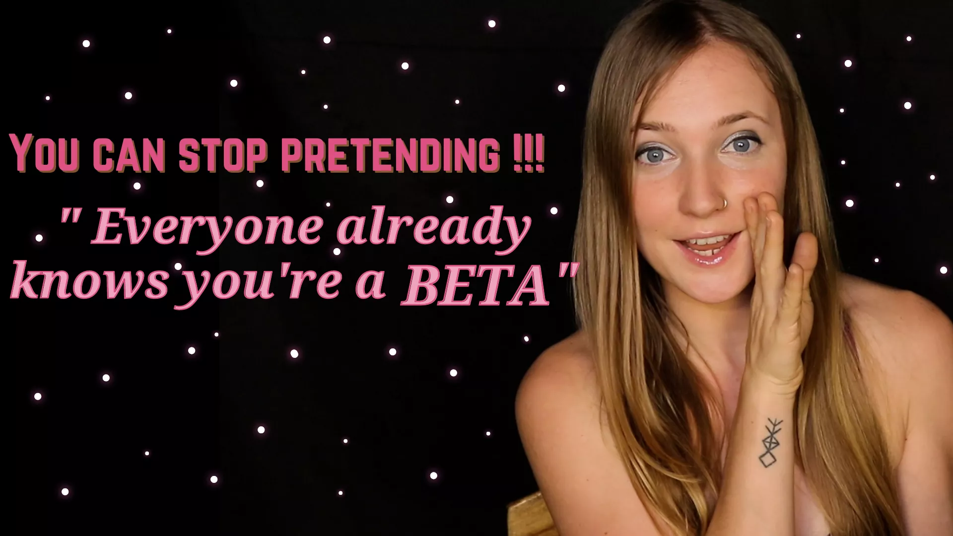 you're not fooling this Domme.. but honestly, I don't think youre fooling ANYONE, beta boy