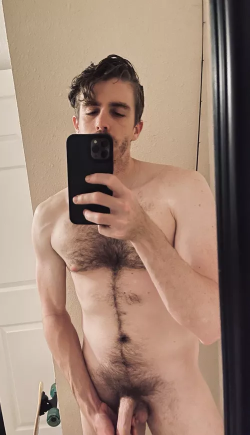 I want your cum in my chest hair and I’ll still manage to drink up every last drop