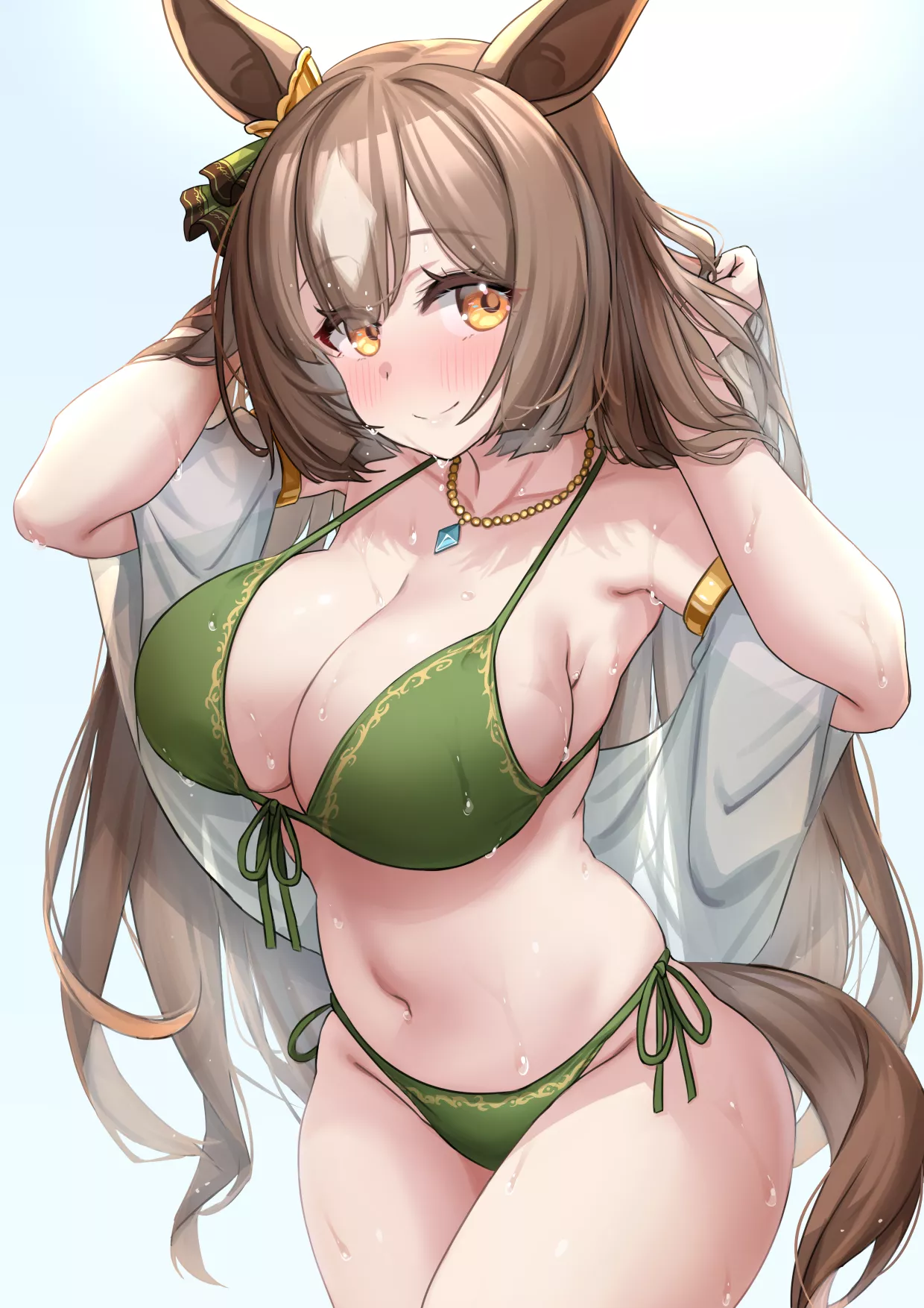 Satono Diamond Green Bikini Blush (Kibihimi ) [Umamusume]