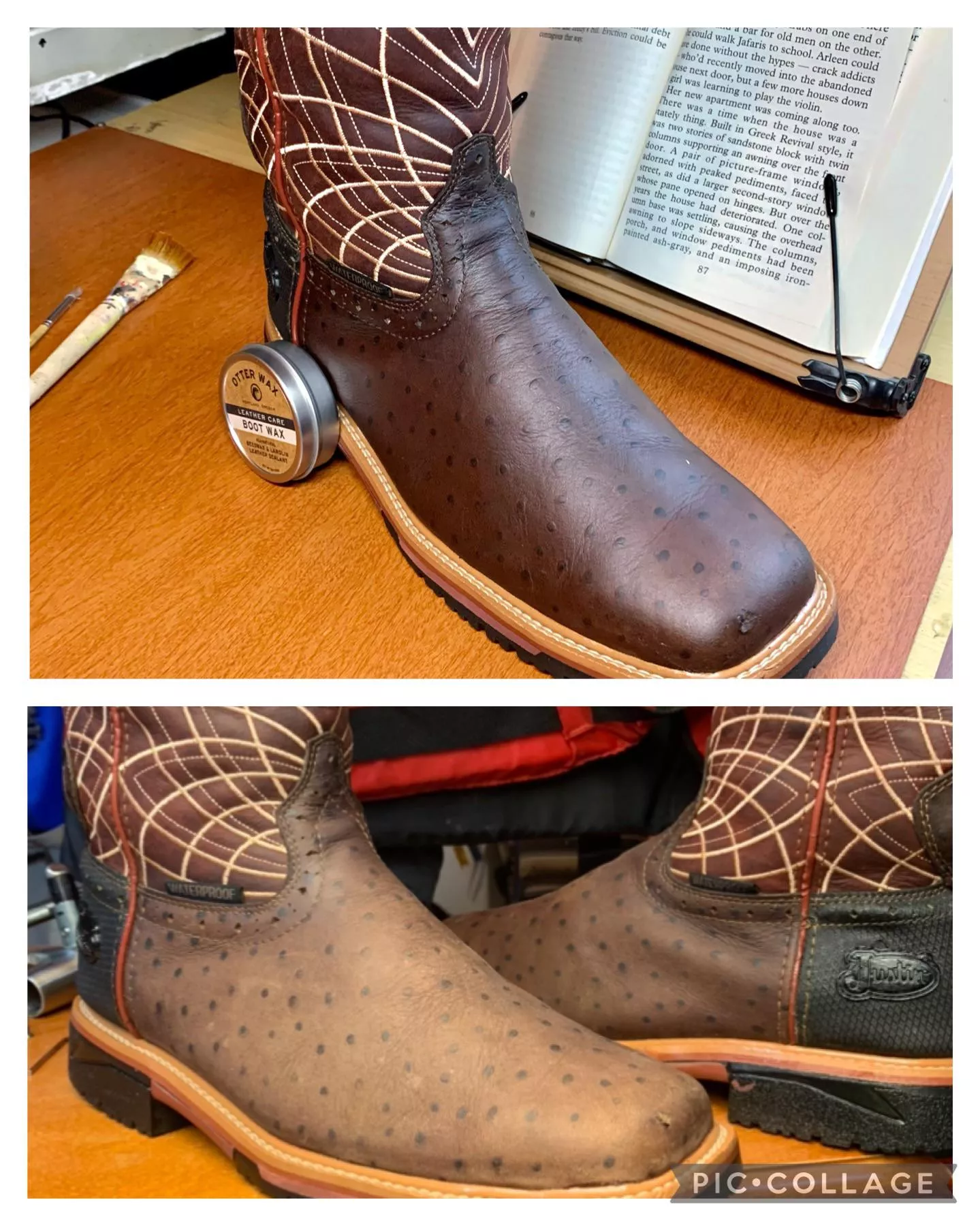 A nice conditioning & wax, boots looking brand new!🤙