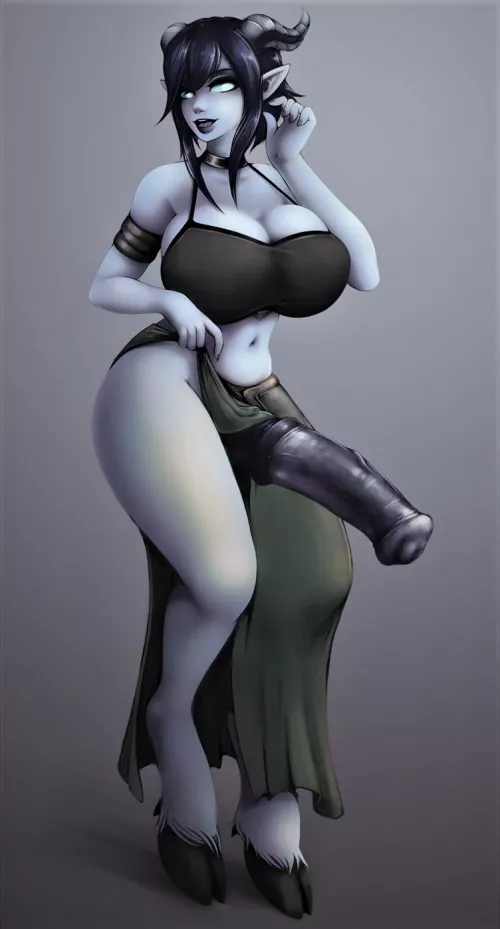 Such a gorgeous Draenei with an equally gorgeous cock [Impractical Art]