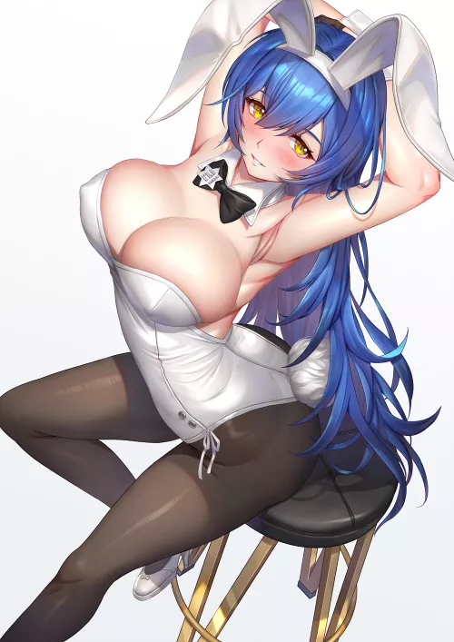Bunny Tar-21 on bar stool (brick) [Girls' Frontline]