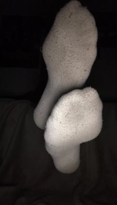 My white socks crossed [f]