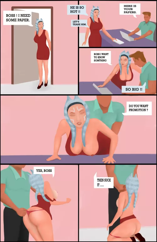 Ahsoka really wants a promotion (liccho) [star wars] commisioned by darkrobbe1