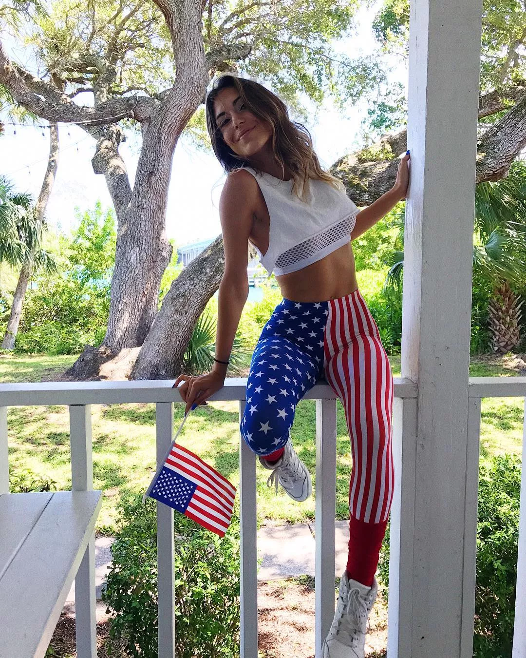 'murica + yoga pants