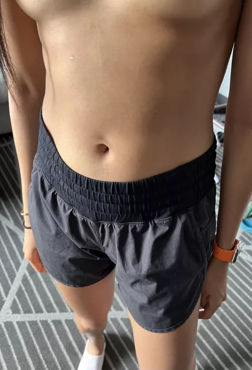 [F][OC] how come only guys get to go to the gym shirtless? 🙄