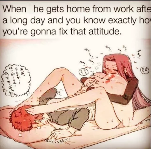 I have an attitude in need of fixing (I have no idea what the sauce is)