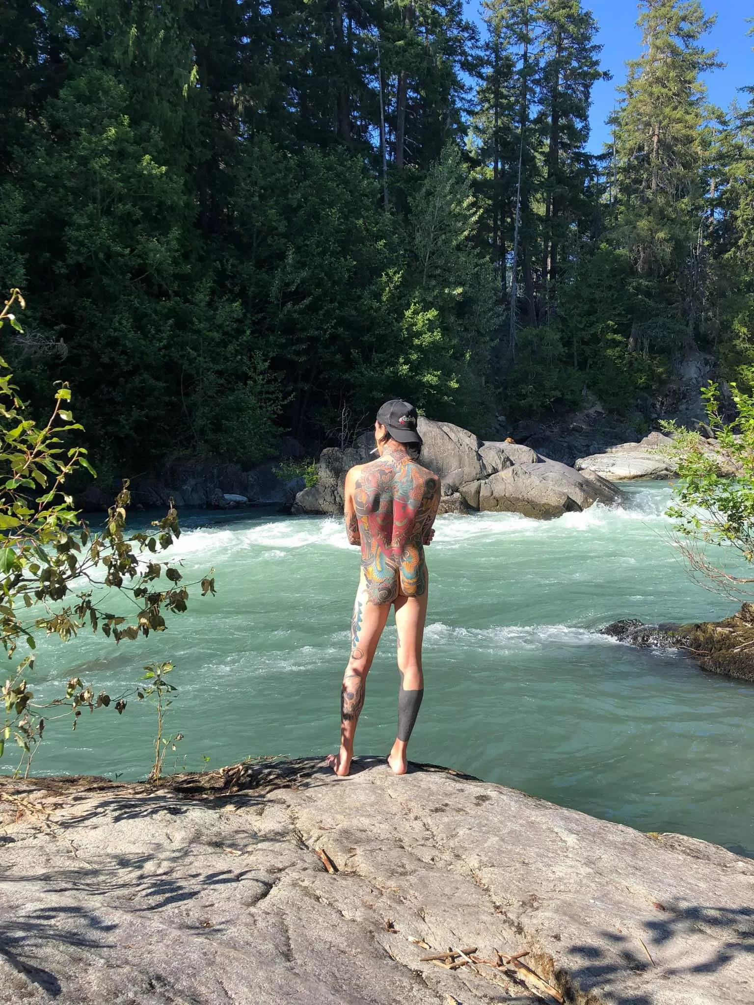 I’m always naked in nature