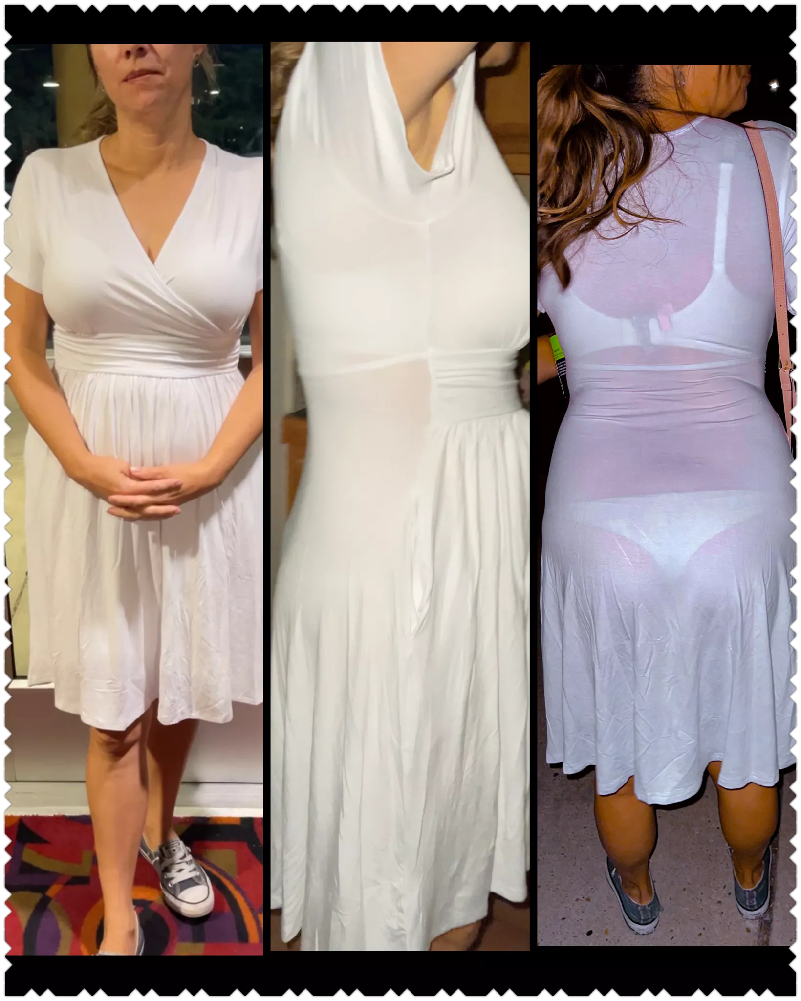 New dress for hot date night! I bet the dress designer is guy!