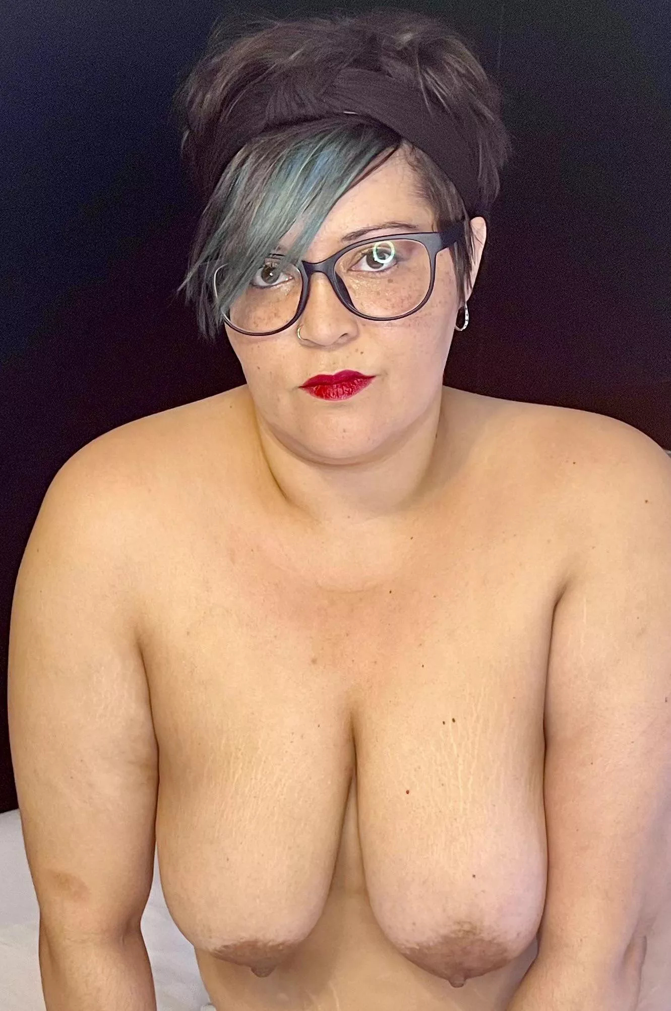 Boobies… and a serious look on my face for once