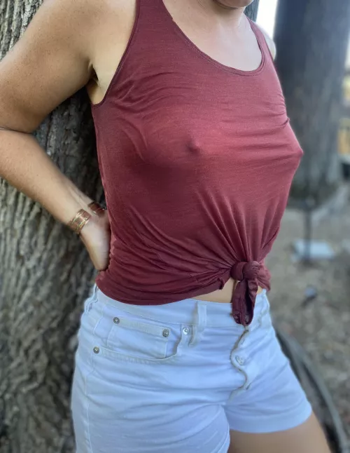 This milf loves a good water balloon fight.