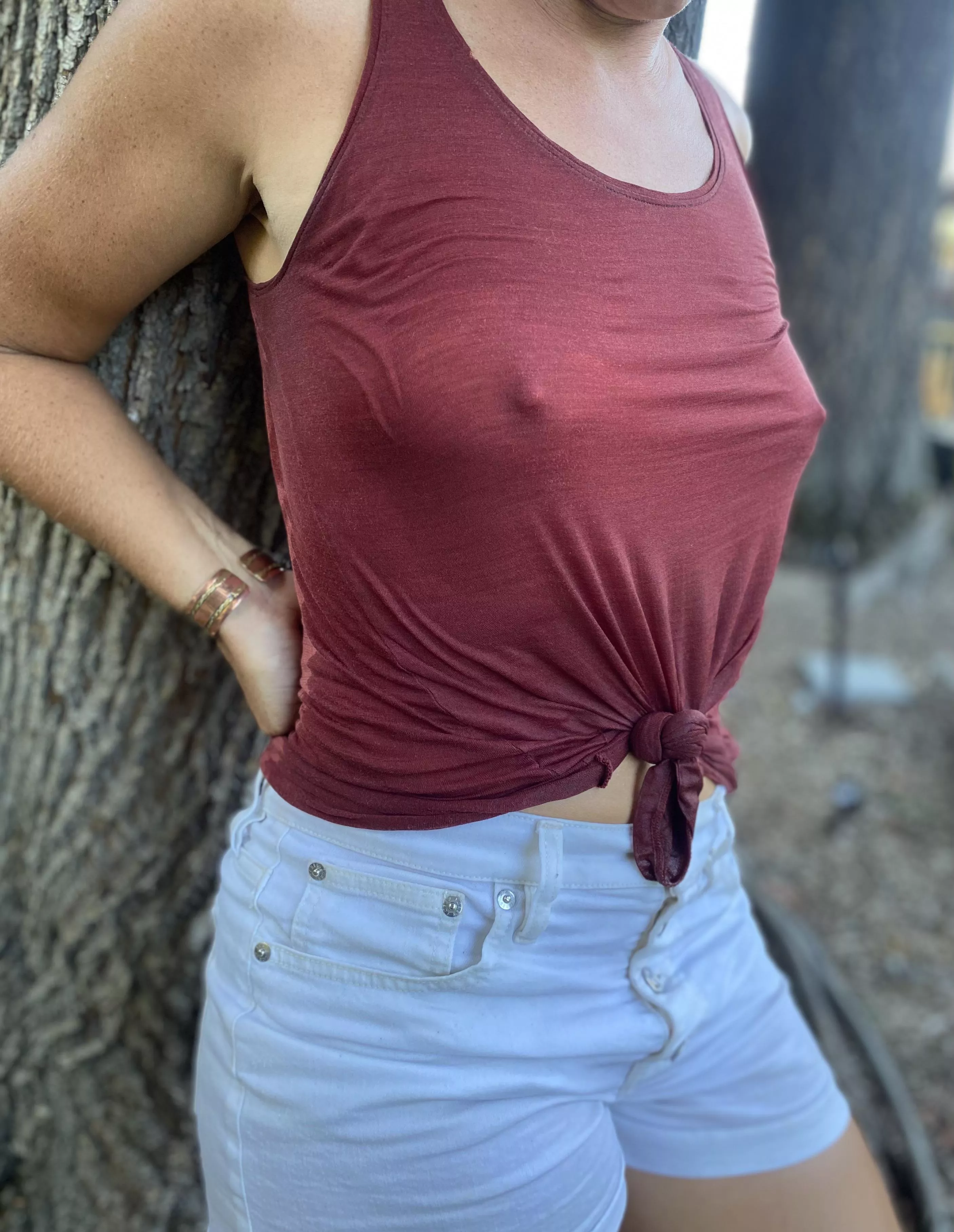 This milf loves a good water balloon fight.