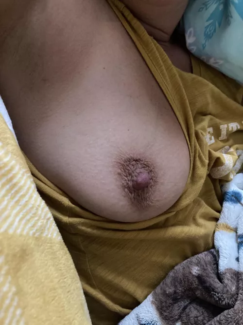 Son’s friend was over and I woke up like this on the couch. Oops