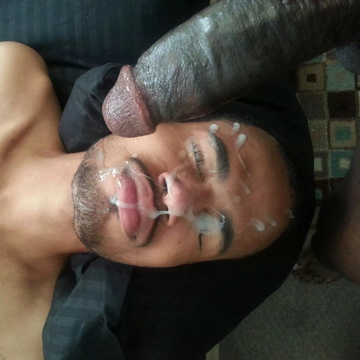 To be covered with a man's cum is the ultimate humiliation and submission