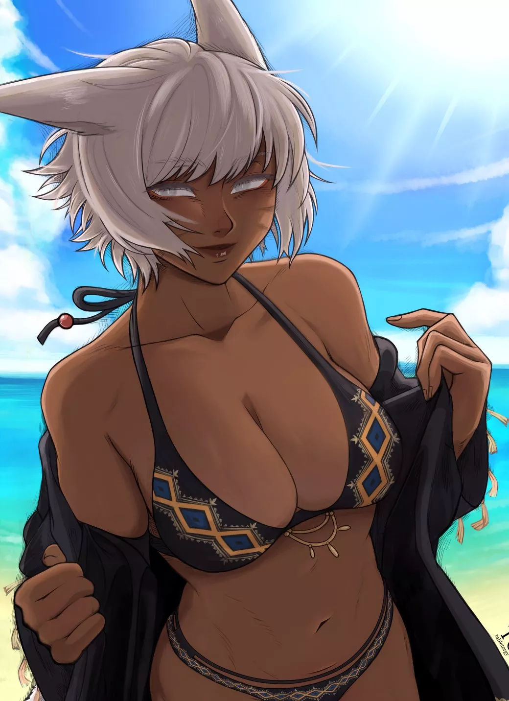 Y'shtola goes to Costa Del Sol (tabletorgy )