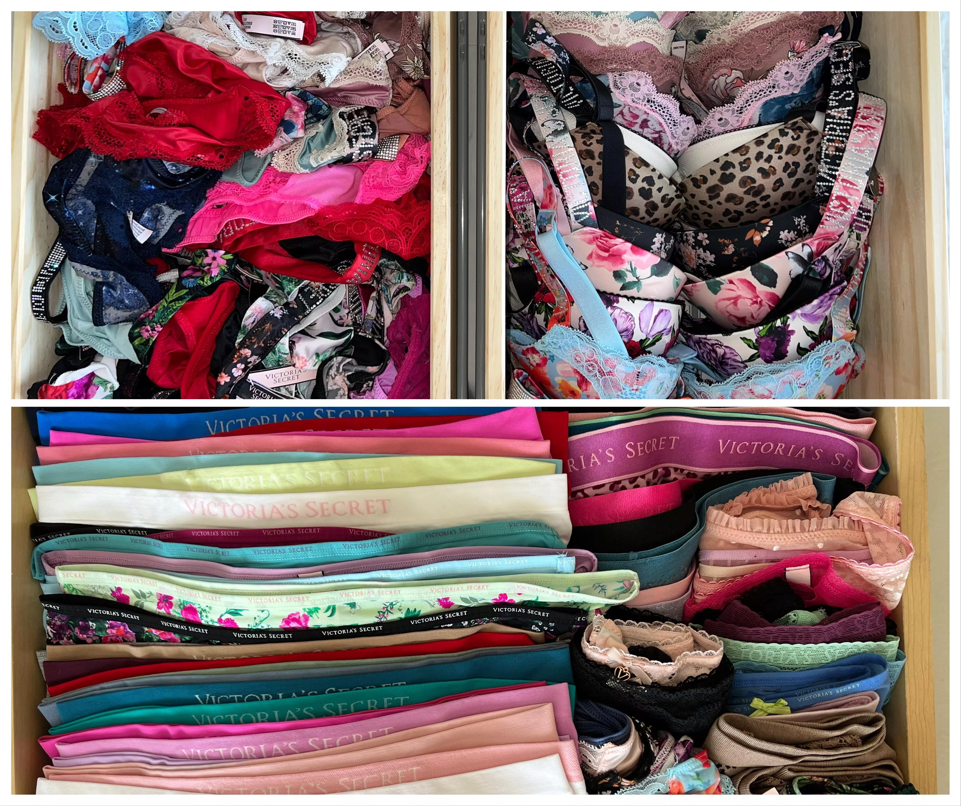 Is it bad that this sissy husband has more bras and panties than my wife?
