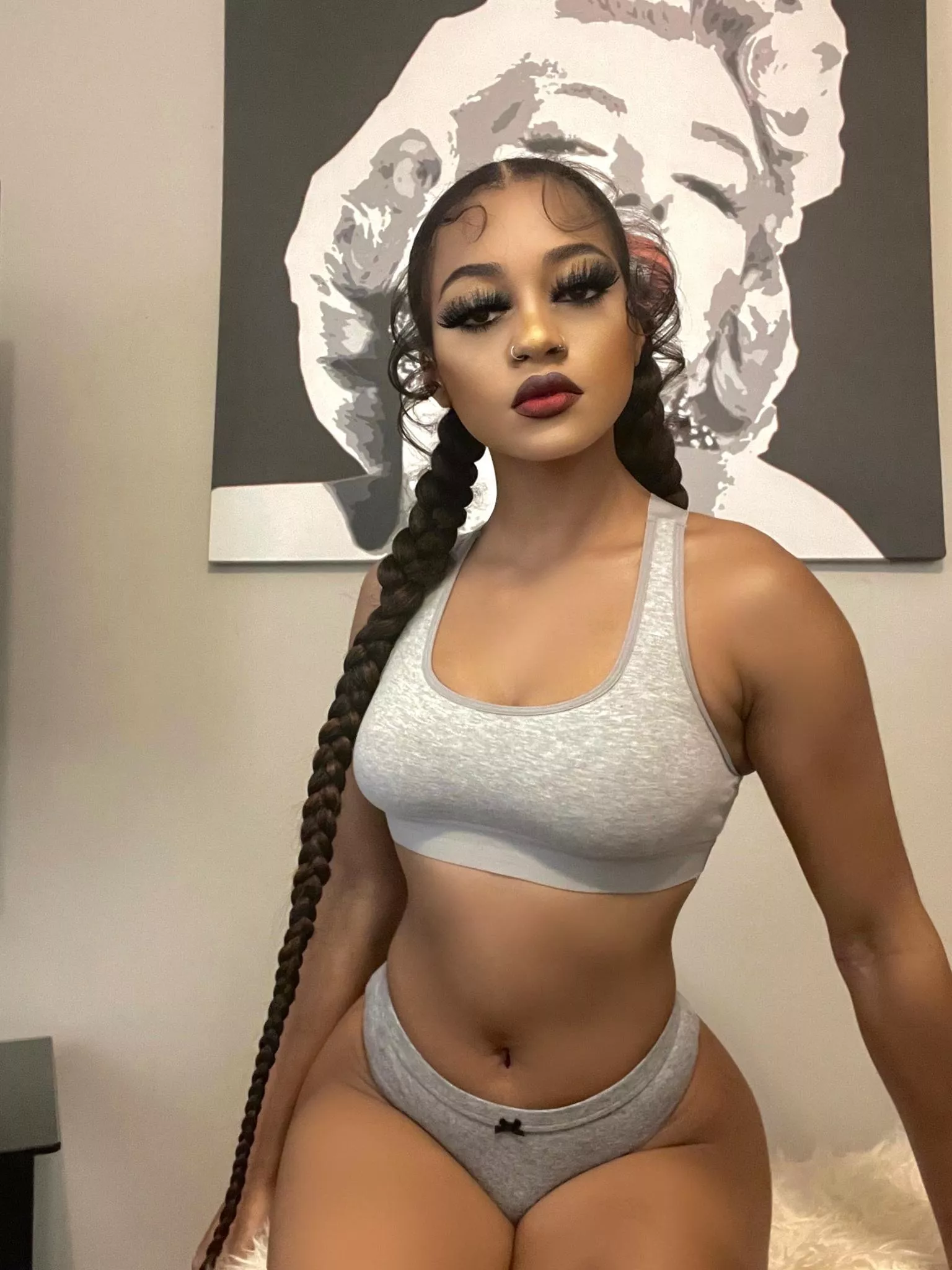 My hair is perfect for someone to grab onto 😈