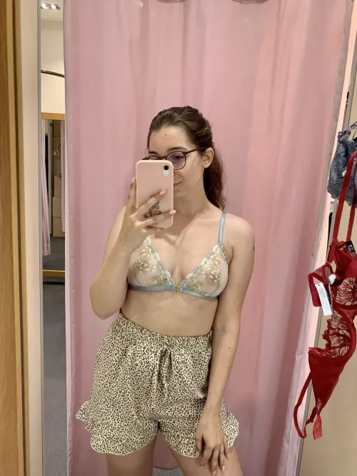 She likes to leave the blinds open just enough for people to seek