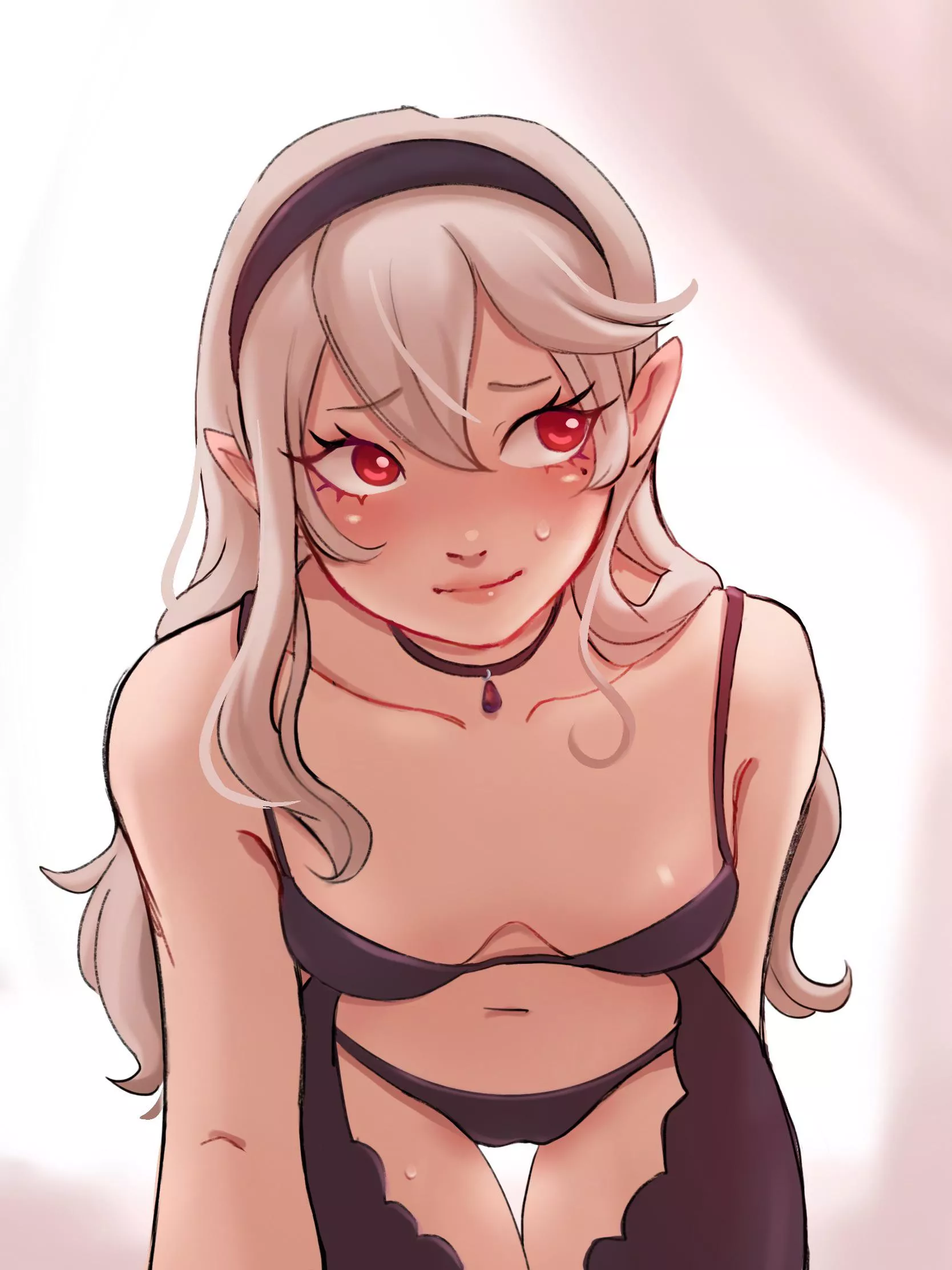 Spicy pic I drew of Corrin bc she’s best girl ❤️ (self cred: @chiffondraws on twitter)
