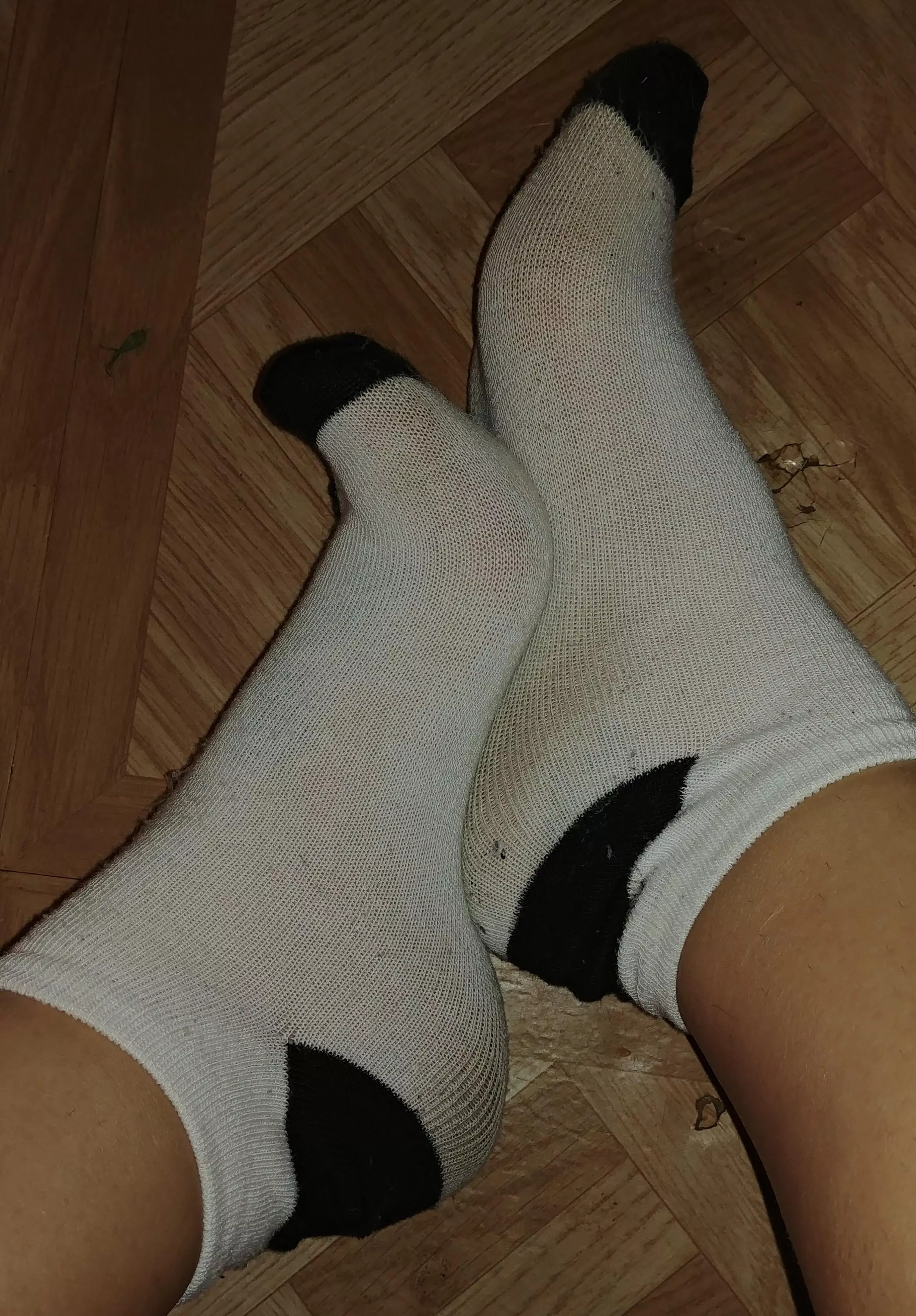 [selling] smelly socks worn during my busy serving shifts!