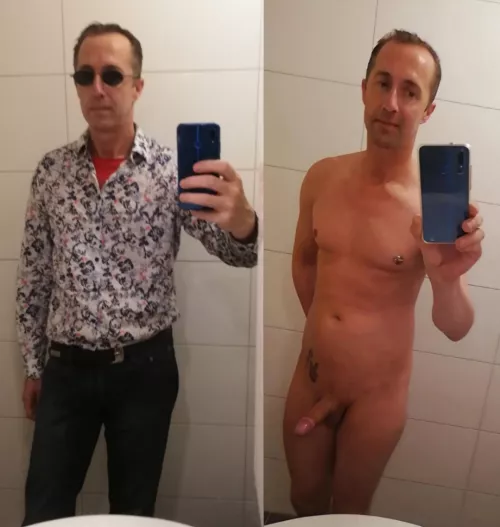 Flashing like this always turns me on so much! 😘