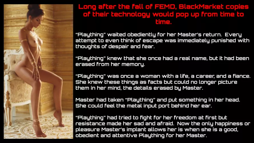 Despite the end of the program, the Empire's rich and well-connected could still acquire MeshPuppets