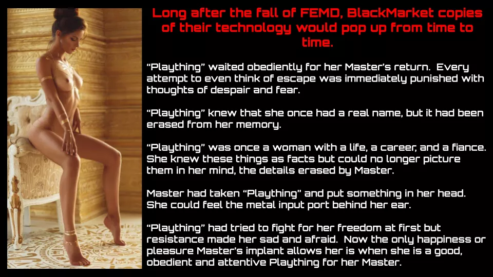 Despite the end of the program, the Empire's rich and well-connected could still acquire MeshPuppets