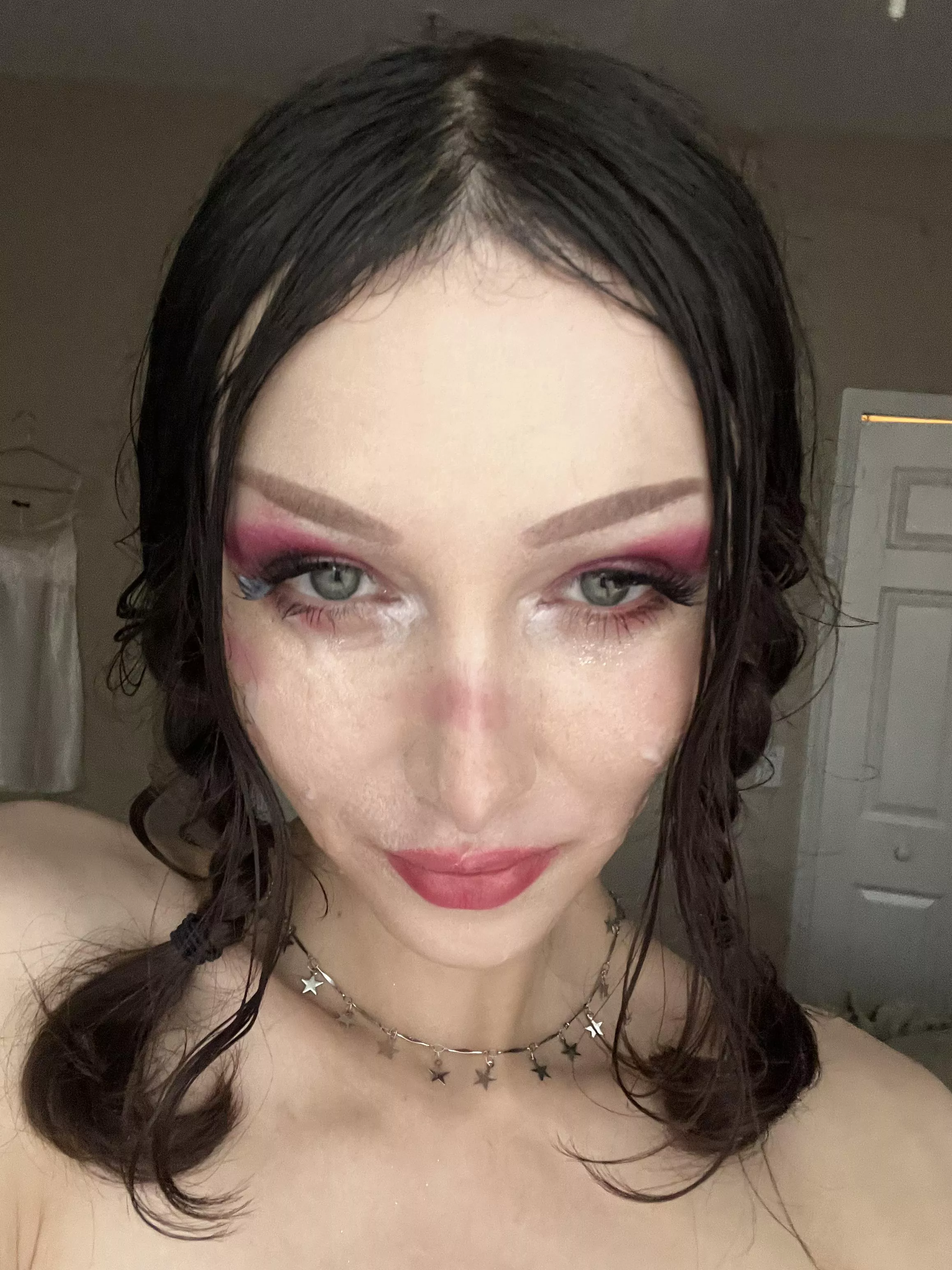 He told me that I was pretty then came on my face