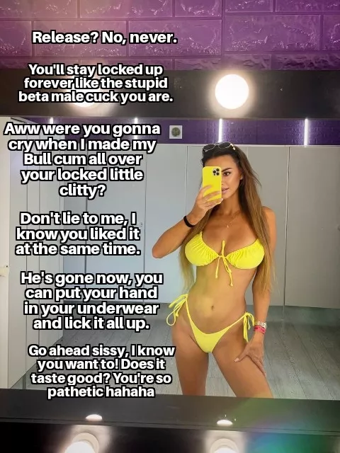 I'll never stop cucking you, you seem to enjoy it too much 🤣