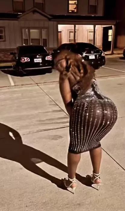 18 year old’s asscheeks in a see-through dress