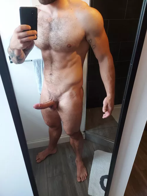 (35) Jumping in the shower. Who wants to come scrub my back?