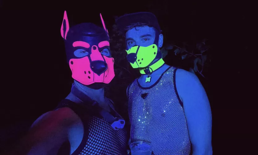boyfriend and I got to dance around in gear all night for the first time