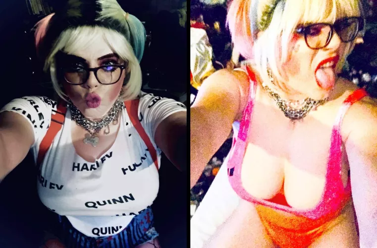 Clothing On\Off, Harley Quinn’s Kiss & Tongue Fetish Cosplay (Jocelyn Rose)