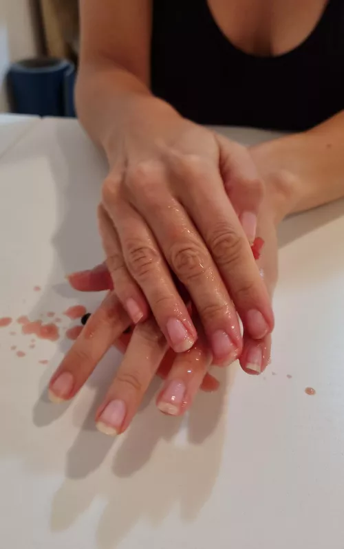 Dirty hands need a clean, may you suck them for me?