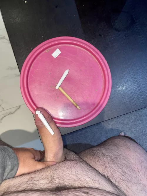 Freshly twisted joint that’s only going to (m)ake this cock bigger and harder