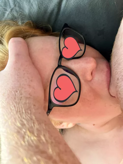 He likes to look me in the eyes while hes fucking my throat