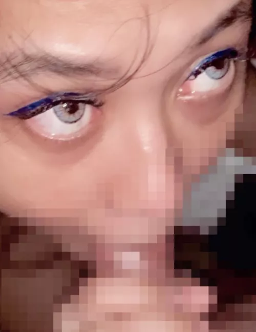 He said I look so pretty with his cock down my throat [f] 💕✨💖