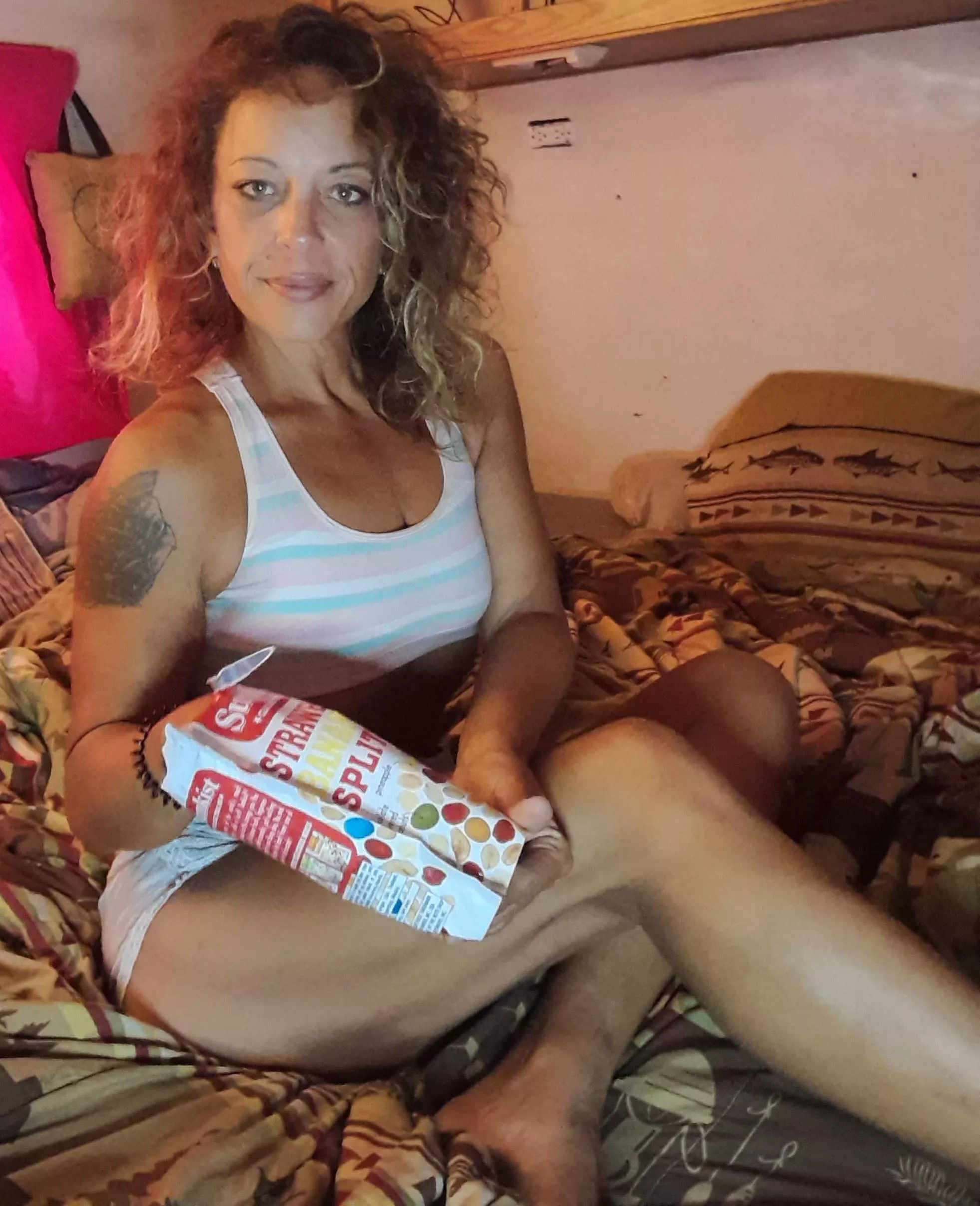 I'm ready to give you something to munch on, honey