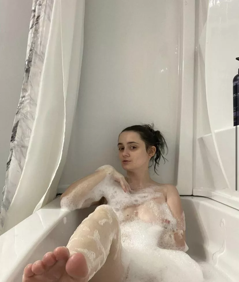 join me in the bath? I need someone to wash my back for me