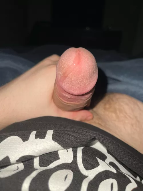 (m4f) my tip gets so sensitive baby could you rub it for me