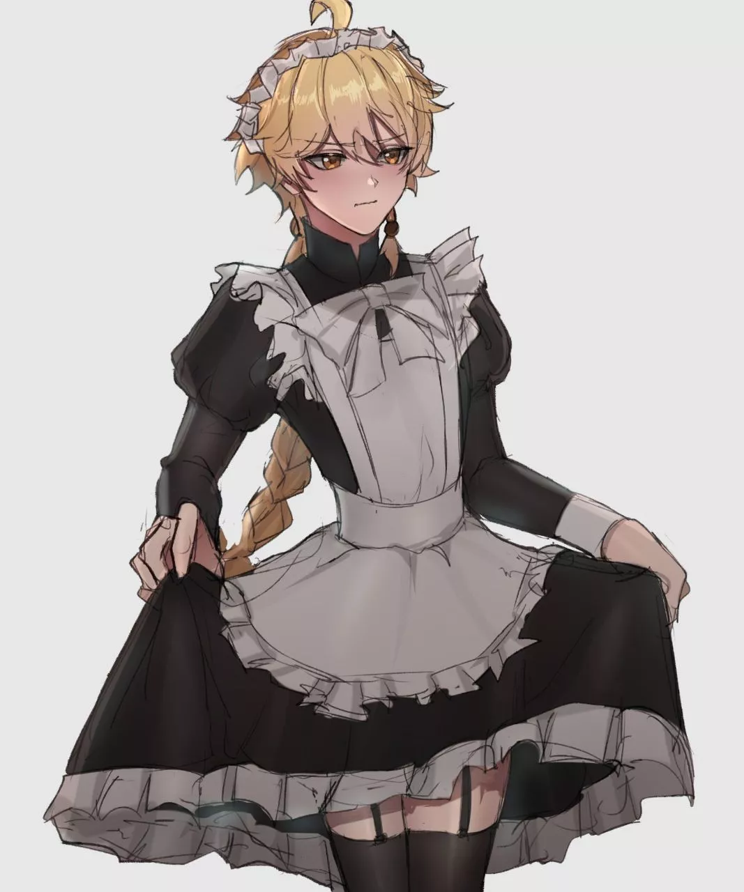 Maid outfit is always looking good (i wish i had one)