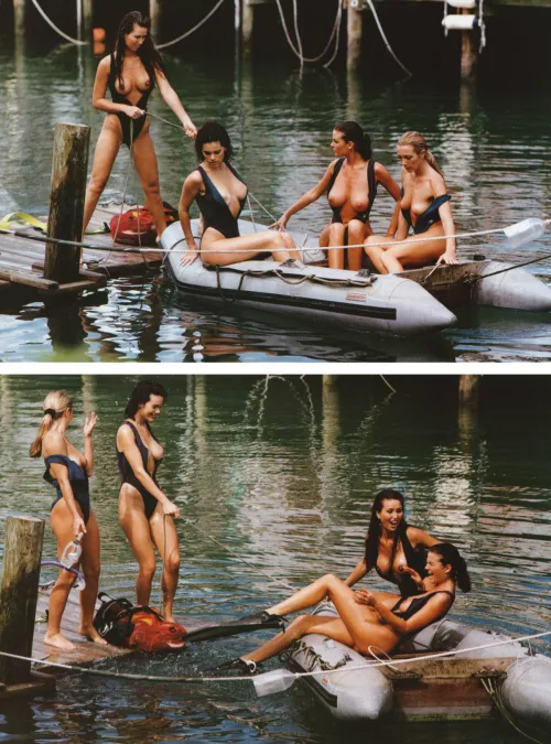 Morena Corwin, Alesha Oreskovich, Becky DelosSantos and Gaelle Camparat