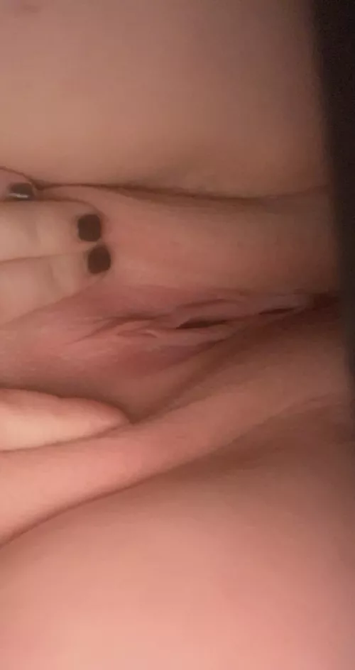 Never posted before but love taking pics 😈😋 would you fuck my tight, pink little hole?