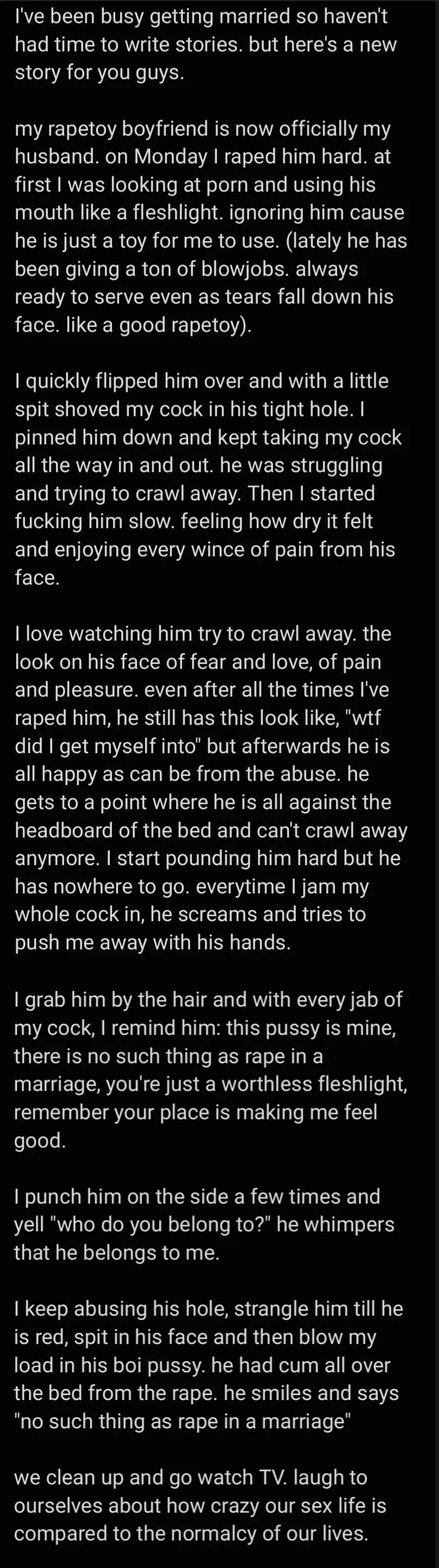 no such thing as rape in a marriage