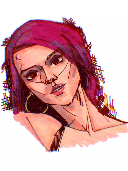 not porn but i just had to draw her beautiful face