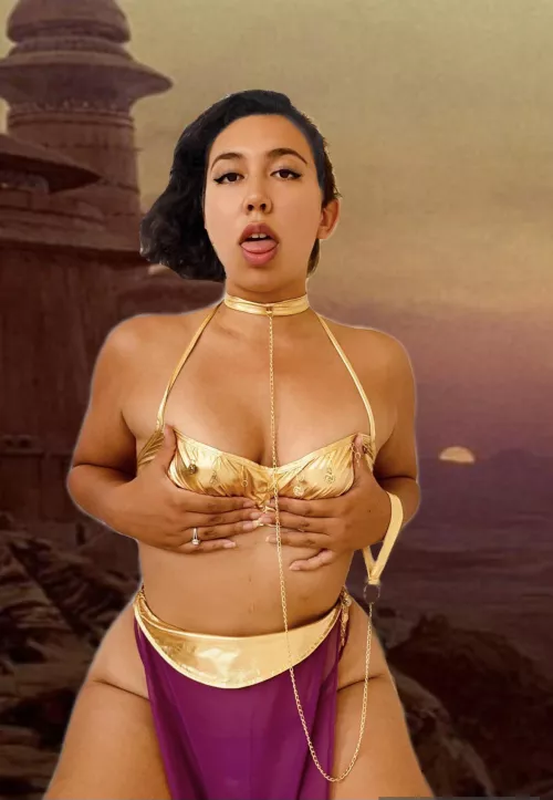 Princess Leia dungeon Cosplay by (SukiCosplay69)