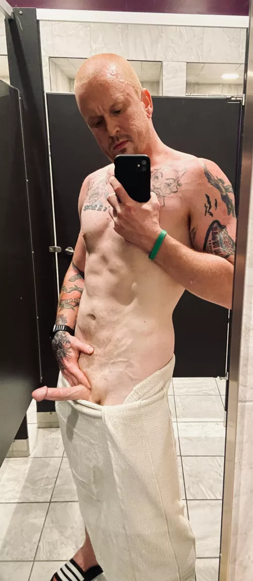 Ready for the shower