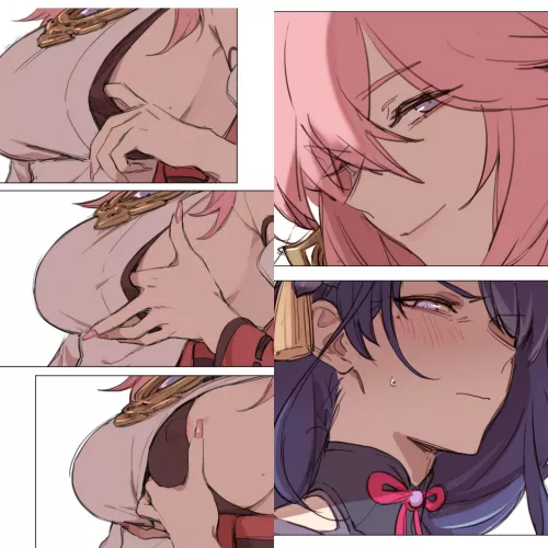 Yae Teasing Raiden [Genshin impact] (maiqo)