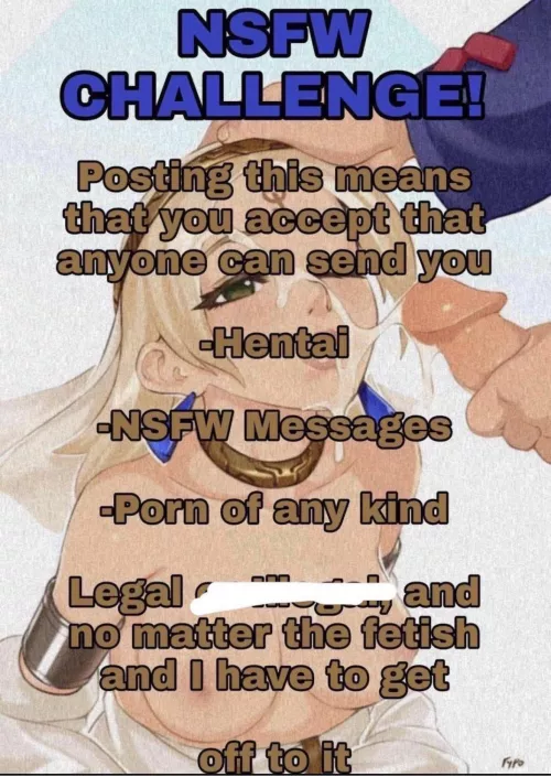 Do it I’m horny as fuck right now